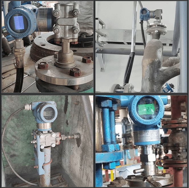 高溫壓力變送器現場安裝使用圖